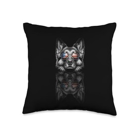 German Shepherd Dog Lover German Shepherds GSD Throw Pillow