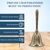 Solid Brass Extra Loud Hand Call Bell Pack of 2