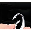 Rockyu Keychain, Men's, Women's, Car Keyring, Gunmetallic, Silver, Zinc Alloy,