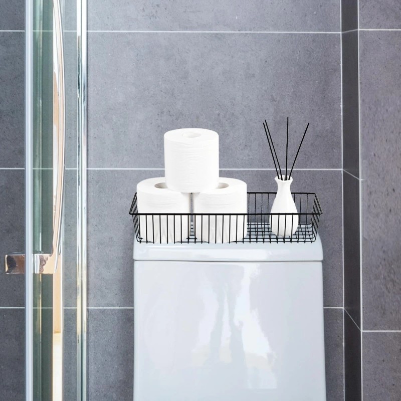 Sheechung Farmhouse Decor Metal Wire Storage Organizer Bin Basket(2 Pack)