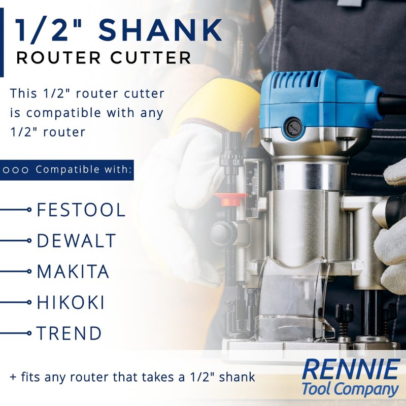 Rennie Tools - 8mm Cutting Diameter x 30mm Flute x