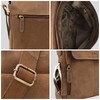 LEABAGS Los Angeles genuine buffalo leather messenger bag in vintage
