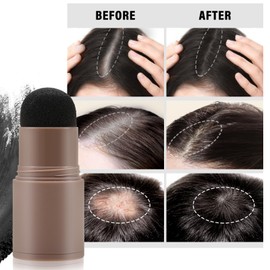 AFGHOUZ Hairline Powder, Root Touch up Powder, Gray Hair Root Cover up, Hair Shadow Powder for Women and Men