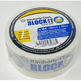 Kimberly-Clark Block-It Seam Tape White Utility Tape Wrap Duct Construction