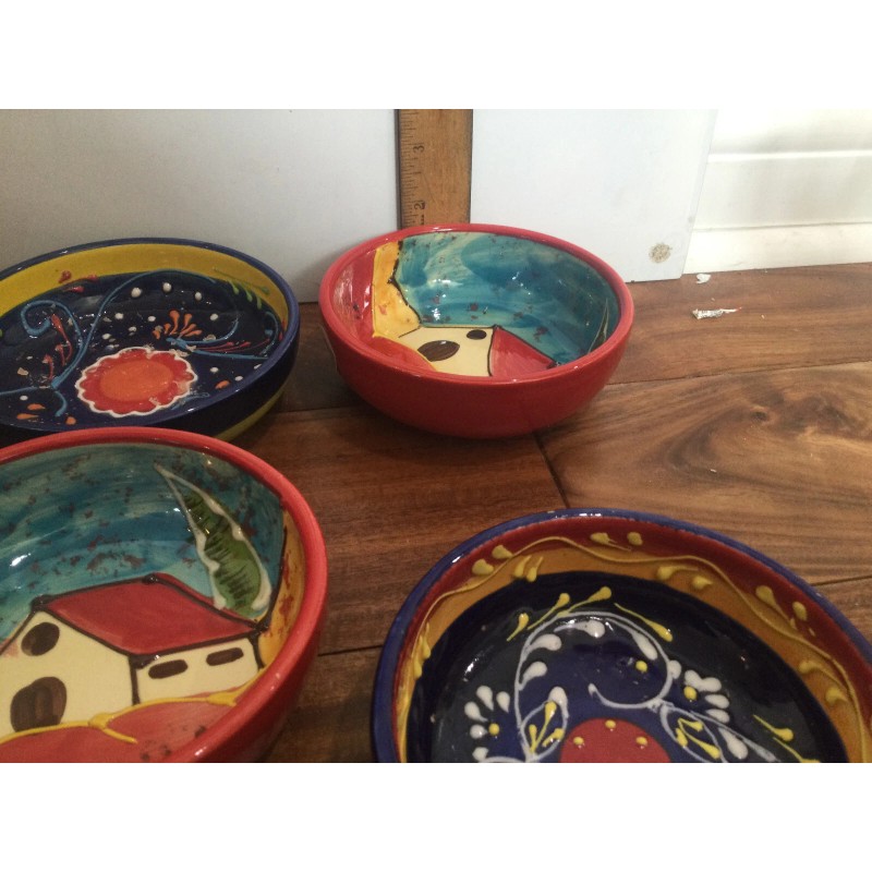Ceramicas Anoru ONE Hand Painted Bowl Made In Spain By