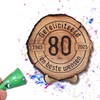 DARO Design - Wooden Disc - 80 Years - Size