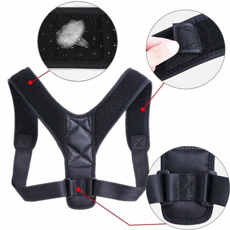Unisex Upper Back Posture Corrector Posture Shoulder Back Holder Clavicle