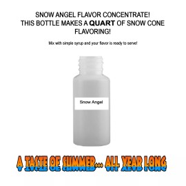 Summer Snow Entertainment SNOW ANGEL MIX SNOW CONE/SHAVED ICE FLAVOR CONCENTRATE MAKES 1 QUART