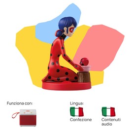 FABA Sound Figure - The Tales of Ladybug and Chat Noir - Stories and Tales - Boys and Girls 4-6+ Italian Version