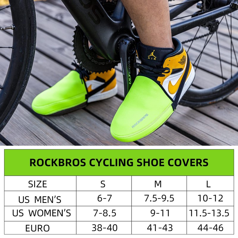 ROCKBROS Cycling Overshoes Waterproof Bicycle Covers Windproof Men's Shoe Cover