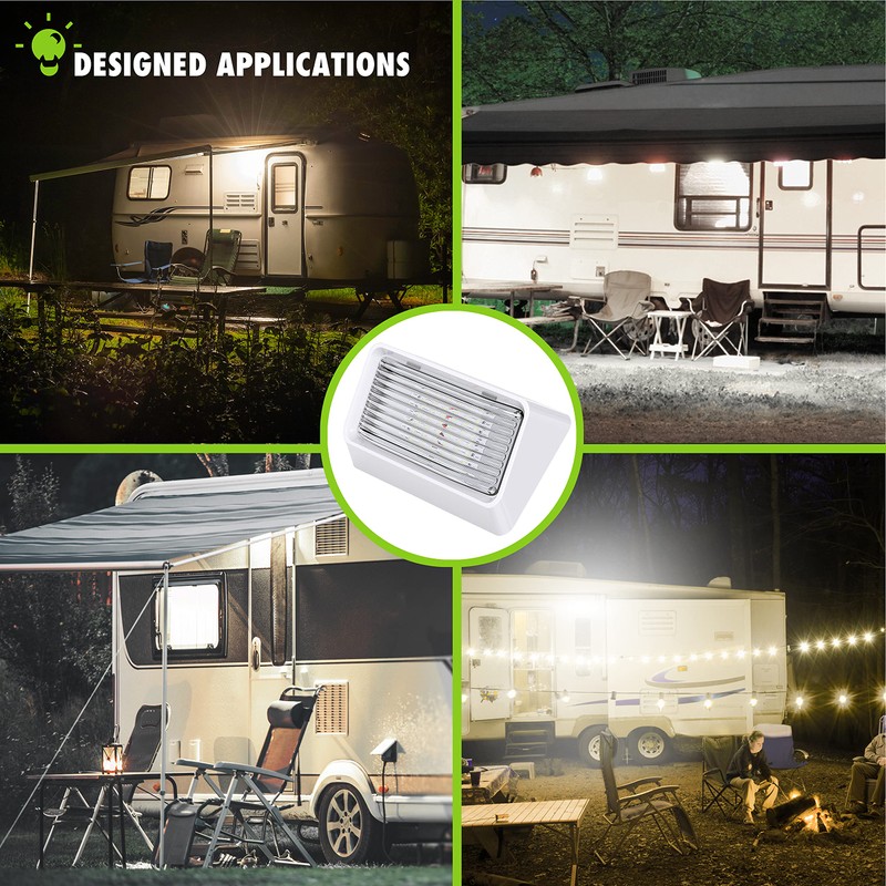 Leisure LED RV Exterior Porch Utility Light - 12v 280
