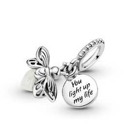 Dije de Plata con Luciernaga, Charm Plata 925 Luciernaga Evangeline