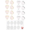 KASFREE 16 Pcs Silicone Heavy Earring Support Backs for Droopy