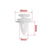 JZK 200 x Plastic Car Door Trunk Motorcycle Clips