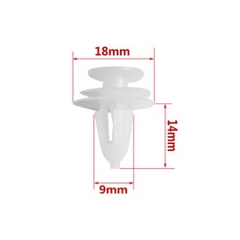 JZK 200 x Plastic Car Door Trunk Motorcycle Clips