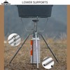 Campingmoon Smart Backpacking Stove Stand Adapter Connection Gas Fuel Canister