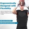 DGQY Men's Padded Compression Vest – Football Baseball Chest Protector