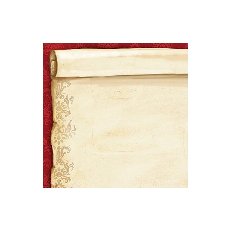 Great Papers! Christmas Scroll Letterhead, 80 count, 11" x 8.5"