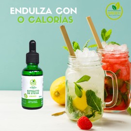 Green Concept Kit Stevia Líquida 100% Natural de 280 ml Endulzante en Gotas Cero Calorías