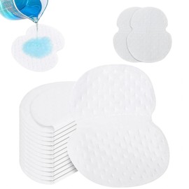 100 Pcs Unisex Armpit Sweat Pads, Disposable Anti Sweat Absorbing Patches for Underarm, Sweatproof & Odor Control Underarm