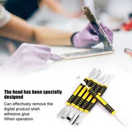 Herramienta Spudger de Apertura de Pantalla de Acero 6 en 1, Barra de Palanca para teléfono móvil de Extremos Planos, Kit de reparación de Herramientas de reemplazo de Pantalla para teléfono Celular