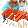 Set of 4 Wooden Mallet Drumsticks Marimba & Chime Sticks