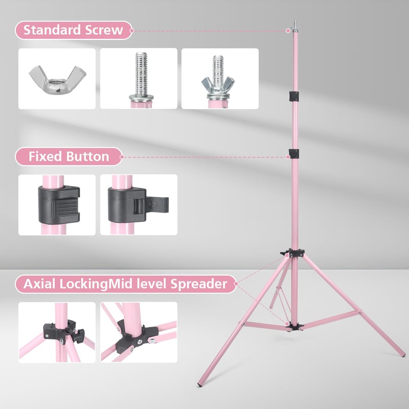 LDGHO Backdrop Stand 10x7ft(WxH) Photo Studio Adjustable Background Stand Support