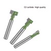 TOTOWOOD Keyhole Router Bits Set, 1/4" Shank Router Bit Set