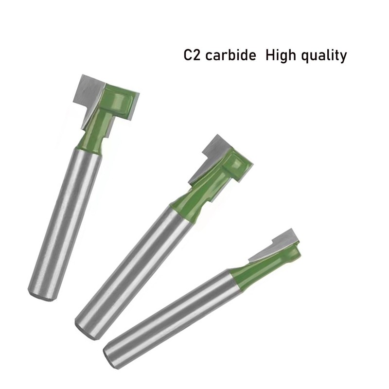 TOTOWOOD Keyhole Router Bits Set, 1/4" Shank Router Bit Set