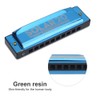 Key of C Harmonica, 10 Hole 20 Tone Blues Harmonica