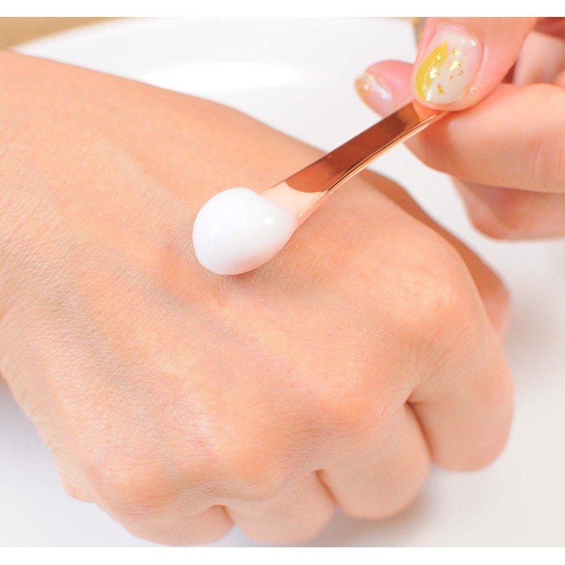 Spatula for Makeup, Mini Size, Pack of 2, Pink Gold