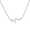 PAVOI 14K Rose Gold Plated Astrology Constellation Horoscope Zodiac Necklace