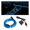 HIPOPY EL Wire Interior Car LED Strip Lights, USB Auto
