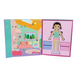 Floss & Rock Best Friends Magnetic Dolls Dress Up Set Creative Game 3+ Years