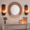 Walasis Large Candle Sconces Shelf for Farmhouse - 19.7 Inch