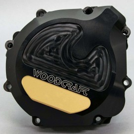 Woodcraft SUZUKI 2003-04 GSXR 1000 WOODCRAFT LEFT SIDE ENGINE STATOR COVER - GOLD PLATE
