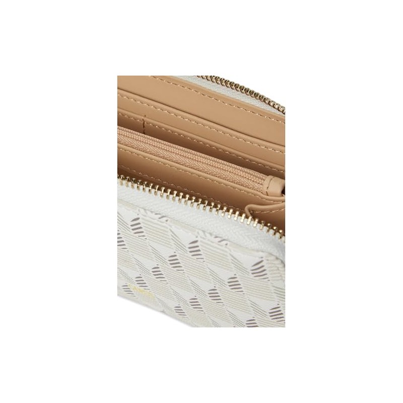 GUESS G Wave Large Zip Around Wallet, Stone Logo