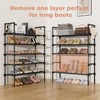 LANTEFUL 5 Tier Shoe Rack for Closet Shoe Organizer with