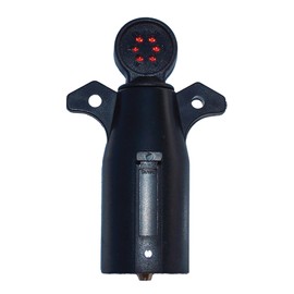 IPA Tools Innovative Products of America #7893 7-Way Flat Pin Tractor Trailer Circuit Tester, Black