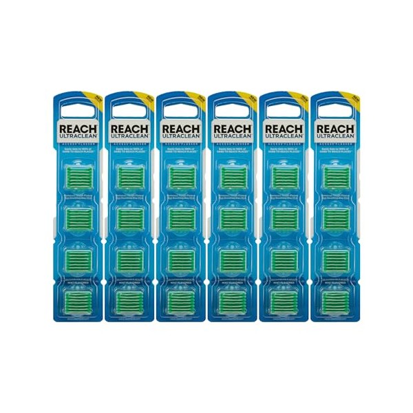 Reach REACH Ultraclean Access Flosser Refill Heads, Mint, Plaque Remover