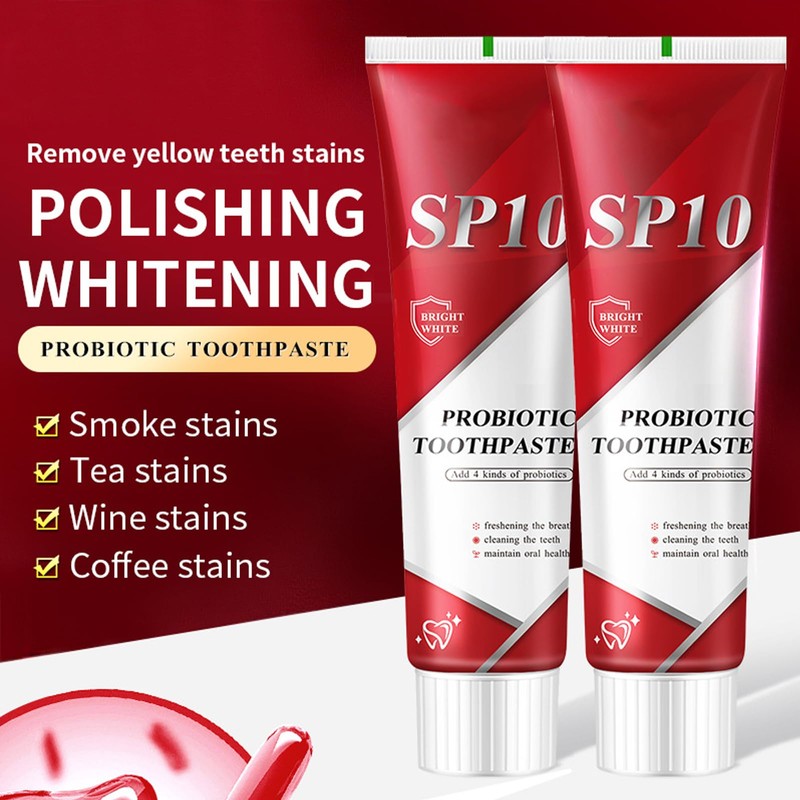 Sp10 Probiotic Toothpaste, 2pcs 100g Sp-10 Toothpaste, Sp 10 Ultra