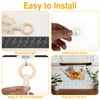 Cosmos 2 Pcs Macrame Fruit Hammock Hanging Fruit Net Under