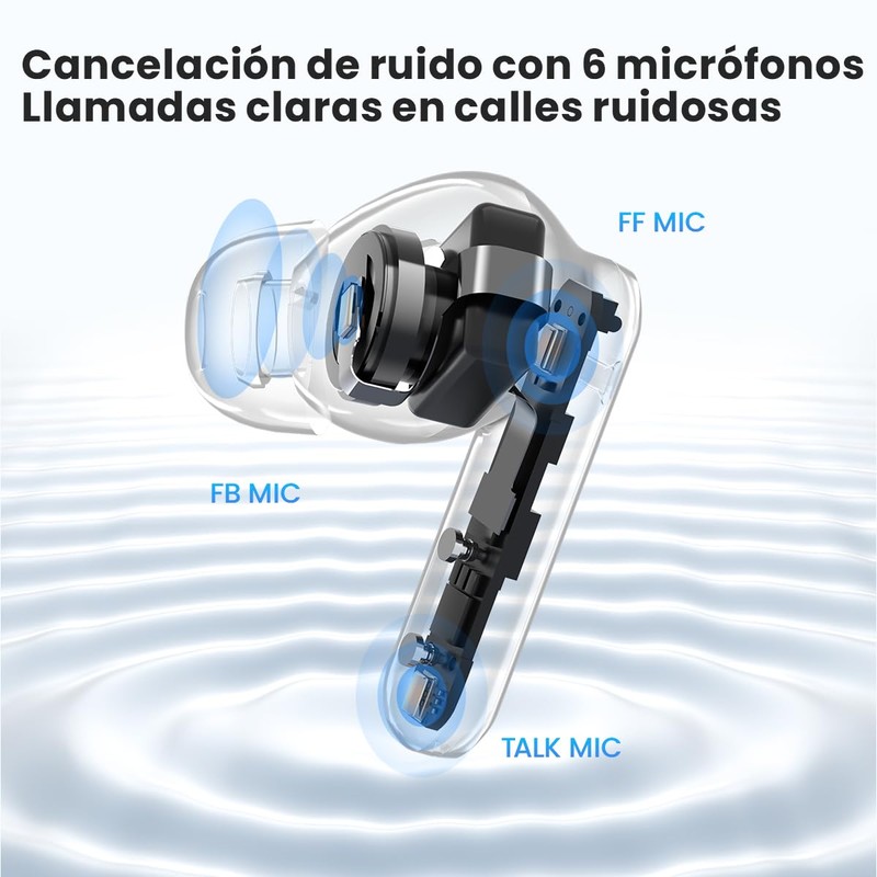 HAYLOU Mori Pro ANC Auriculares In-Ear Inalámbricos, Cancelación Activa de