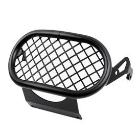 Minho Motorcycel Front Headlight Guard with Mesh Cover in Heavy Iron Material Compatible with Yamaha Zuam 125 2022