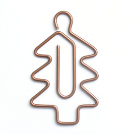 100PCS Christmas Paper Clip, Small Paper Clips Christmas Tree Paper Clips Paperclips Bookmark Clips Christmas Office Supplies for Office School (Type 4)