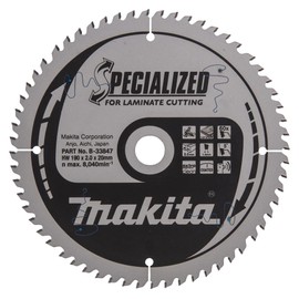 Makita B-33847 Specialized Blade for Laminate and Wood Cutting 190x20x60T
