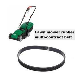 2 x V-belts 490j6 for Qualcast lawnmowers, drive belt 6pj490, V-ribbed belt for lawnmowers