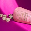 Diamandi Leather Dice Cup with Engraving – Purple – Ladies