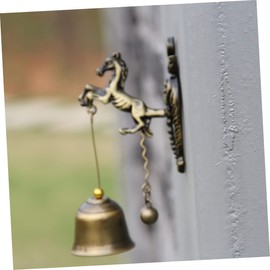 FUNOMOCYA Horse Door Bell Wind Chime Bells Retro Style Wall Mount Home Decor for Australia