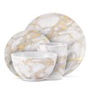 Safdie & Co 16-Piece Modern Premium Porcelain Ceramic Dinner Set,